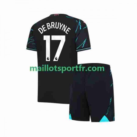 Maillot de Foot Manchester City Kevin De Bruyne 17 Enfant Troisieme 2023/24